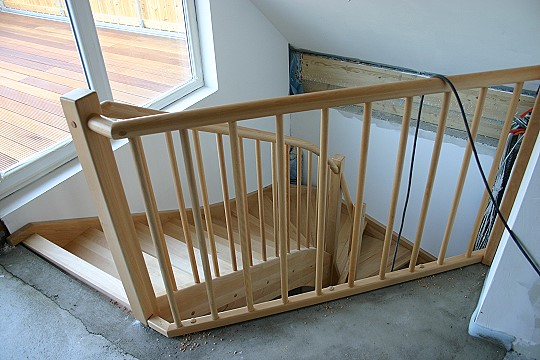 Treppe 2.OG und Terrasse